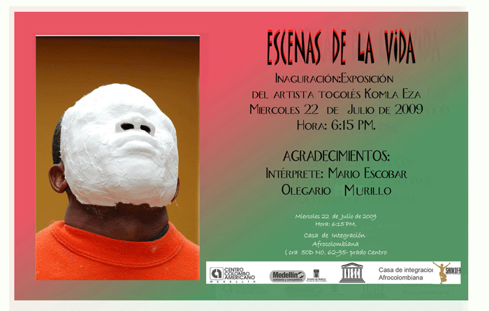 Exposición Komla Eza-Casa Afro