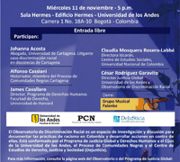 Lanzamiento libros derecho y discriminación racial