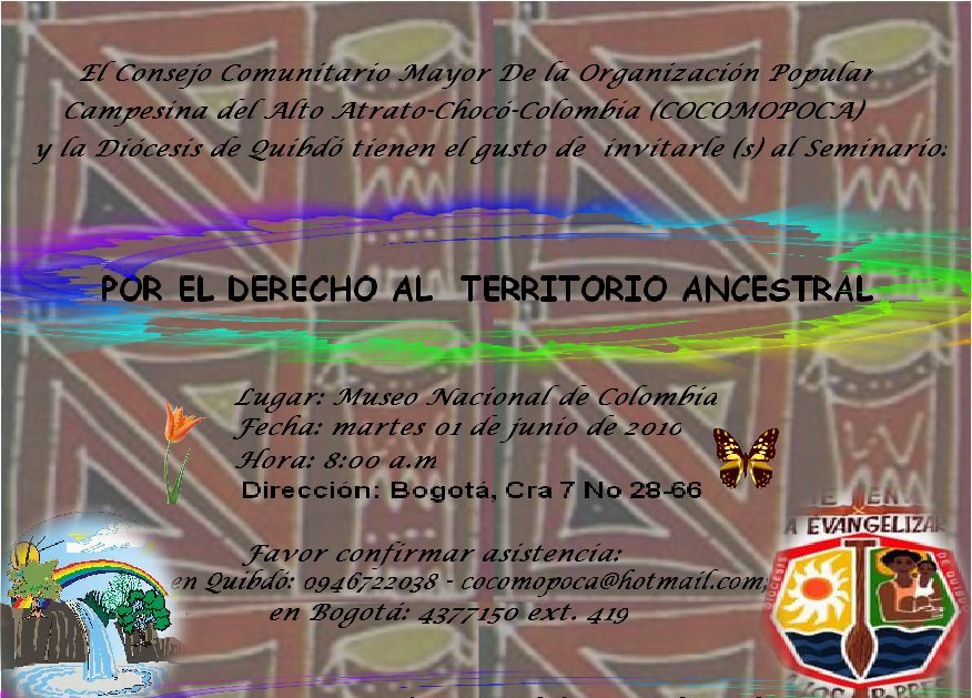 Por el derecho al territorio ancestral