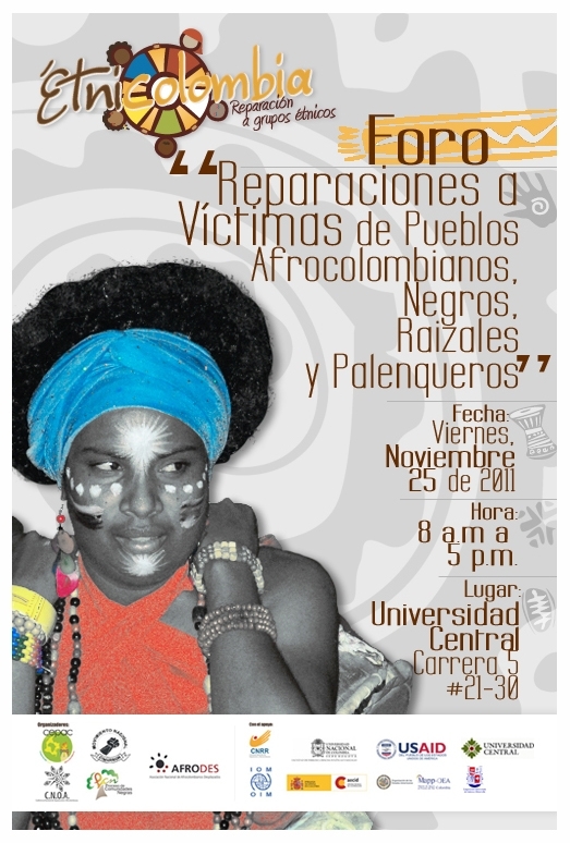 FORO REPARACIÓN A VICTIMAS AFRODECENDIENTES