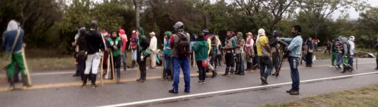 Fuerte arremetida contra la minga en el Huila