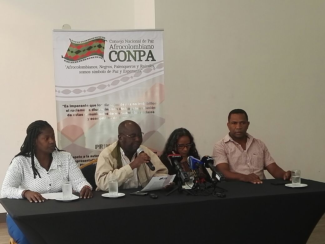 ULTIMÁTUM A GOBIERNO NACIONAL POR CRISIS HUMANITARIA Y FALTA DE INCLUSIÓN DE PUEBLOS AFRODESCENDIENTES EN ACUERDOS DE PAZ