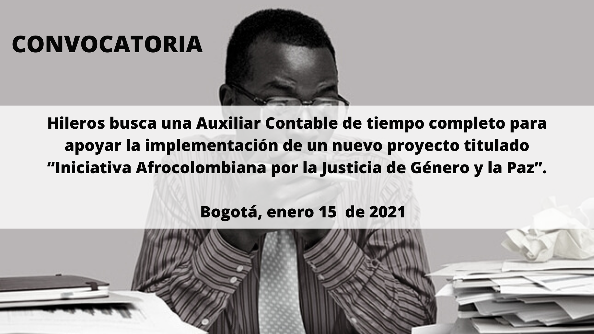 Convocatoria Auxiliar Contable