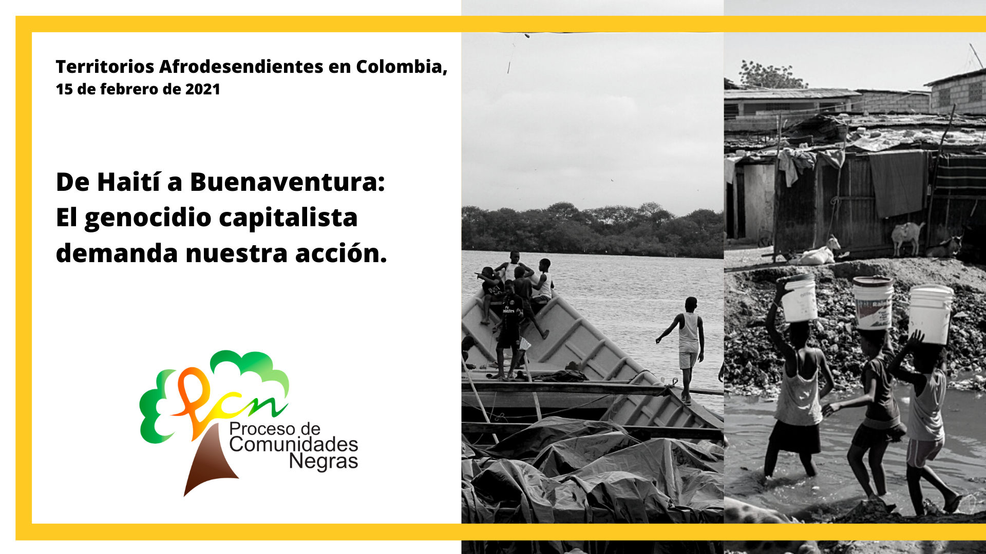 De Haití a Buenaventura: El genocidio capitalista demanda nuestra acción
