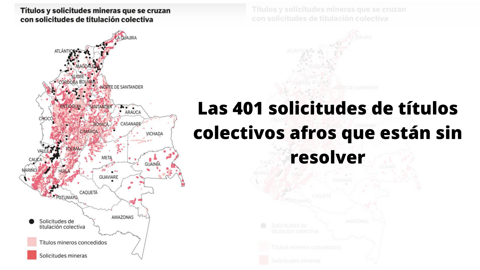 Las 401 solicitudes de títulos colectivos afros que están sin resolver