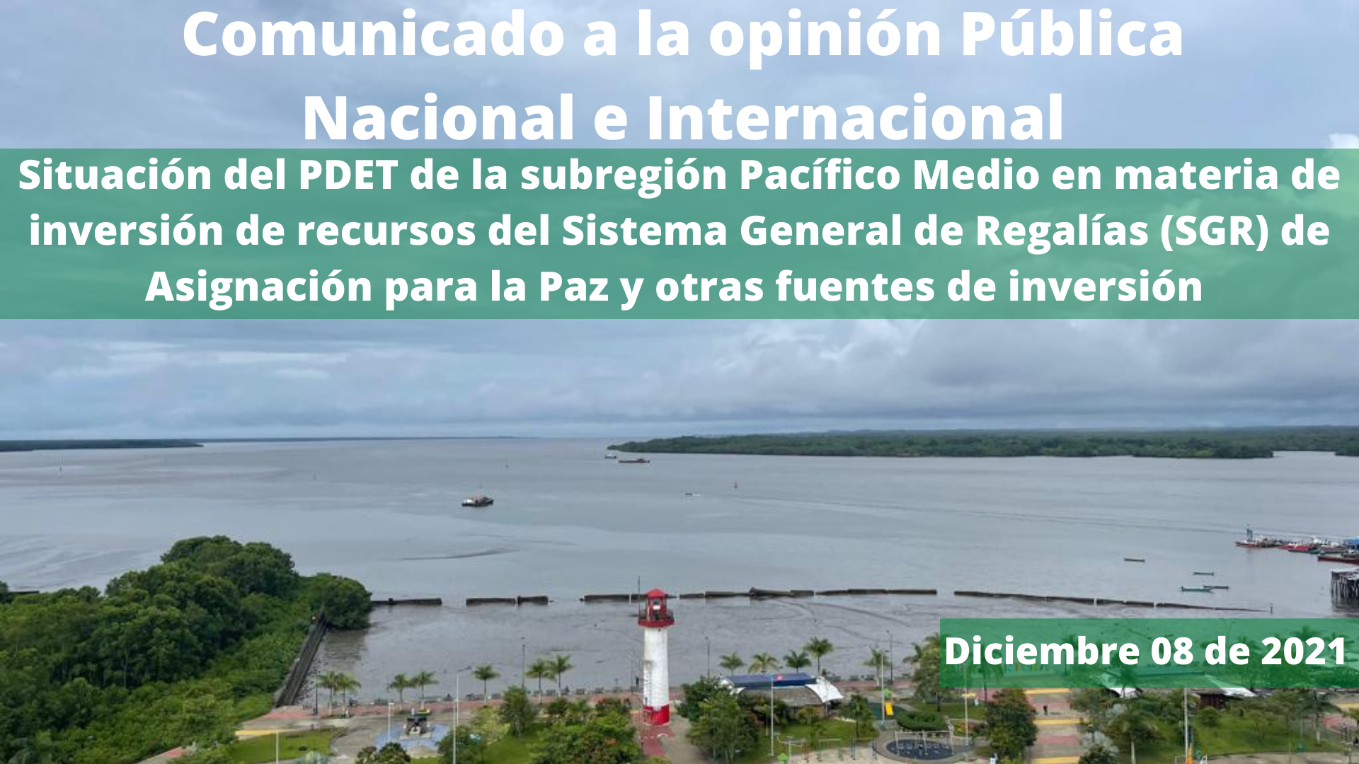 Comunicado a la opinión Pública Nacional e Internacional