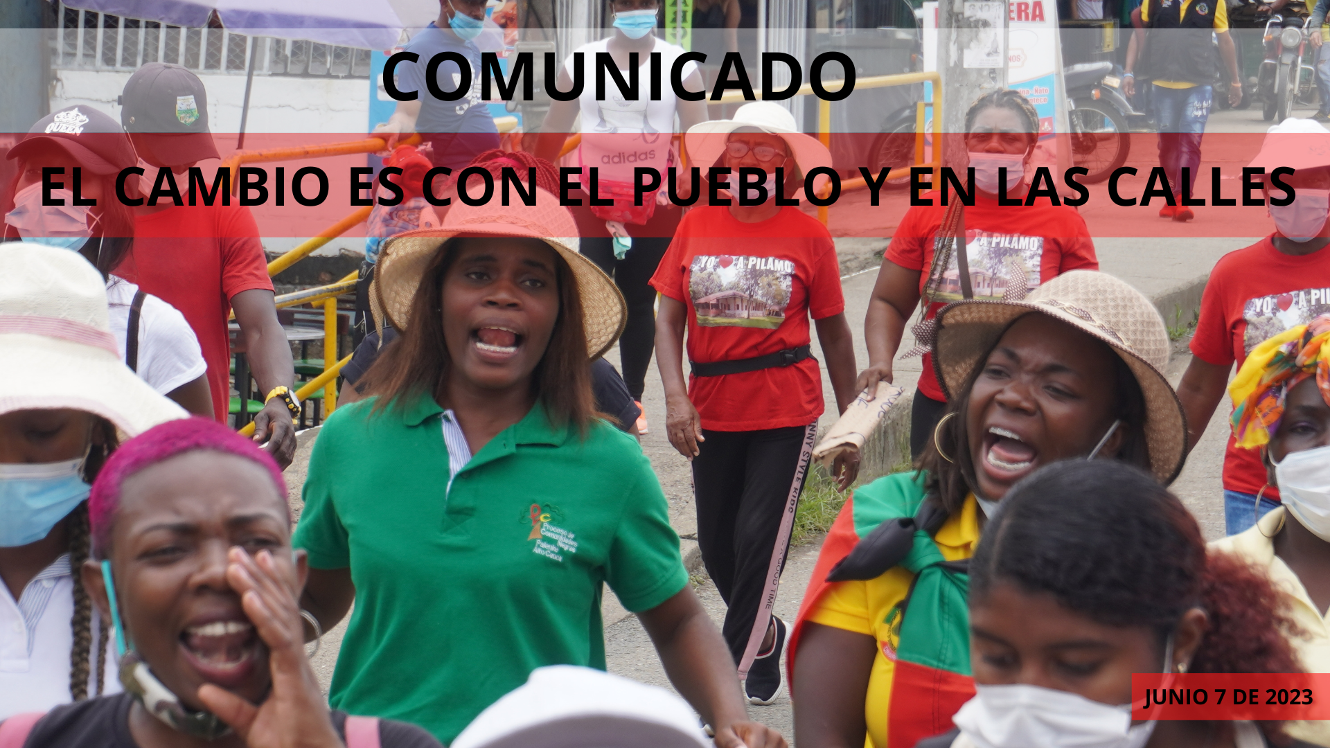 EL CAMBIO ES CON EL PUEBLO Y EN LAS CALLES