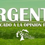 COMUNICADO A LA OPINIÓN PÚBLICA-URGENTE