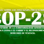 La territorialidad Afrodescendienteen América Latinay el Caribe y el reconocimiento de sus derechos de tenencia